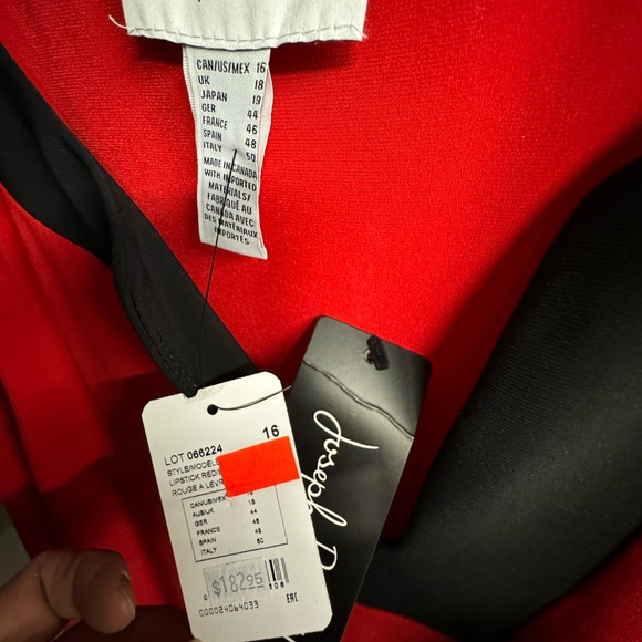 Joseph Ribkoff blouse 234083 Lipstick red NWT - Picture 4 of 4